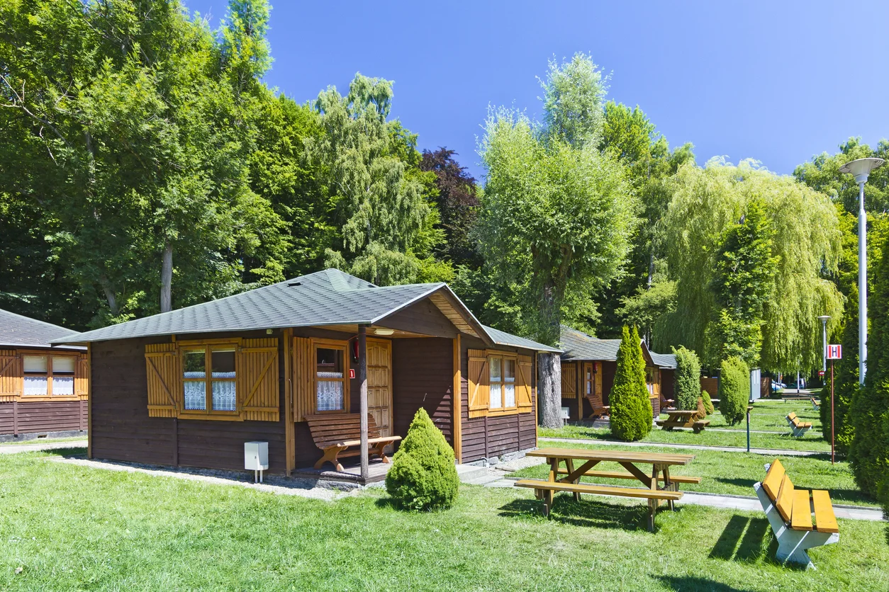 Stugor på en av de bästa campingplatserna på Öland